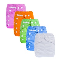 Ananbaby Wasserdichte, verstellbare Stoffwindeln mit neuem Design-Print, wiederverwendbar, waschbar, umweltfreundlich, personalisierbar, hochwertig für Babys