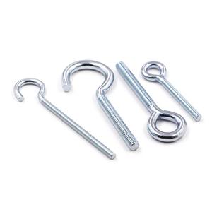 Gancho de Ojo Galvanizado <span class=keywords><strong>con</strong></span> Tornillo, Gancho para Hamaca, Tornillo de Columpio, <span class=keywords><strong>Rosca</strong></span> Abierta/Cerrada - Product Image 5