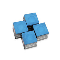FURY Pool Cue Craie 12Pcs Snooker Billard Bleu Fournitures Huileuses Professionnel Billar Antiadhésif Billard Accessoires