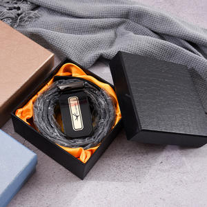 Ceintures en cuir pour hommes Usine Vente en gros avec logo personnalisé Emballage Carton Boîte de papier - Product Image 1