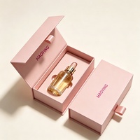 Boîte cadeau magnétique en carton de luxe pour cosmétiques, grand format, avec impression personnalisée du logo