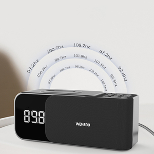 Haut-parleur BL, <span class=keywords><strong>radio</strong></span> FM, carte TF, AUX, charge rapide, <span class=keywords><strong>réveil</strong></span>, <span class=keywords><strong>chargeur</strong></span> multifonctionnel magnétique 3 en 1 - Product Image 4