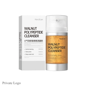 Espuma Limpiadora <span class=keywords><strong>Facial</strong></span> con Vitamina C Coreana de Marca Privada, Antioxidante, con Extracto de Nuez, Juglona, Cobre, Péptidos GHK-Cu, Rejuvenecedora y Protectora - Product Image 1