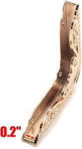 MY MIRONEY Light Gold Metal Handbag Hollow <b>Corner</b> Protector Edge Safety Guard Hardware <b>Storage</b> Bag And Accessorie - Product Image 4