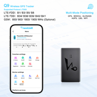 Traceur de réseau GSM WiFi GPS 4G LTE magnétique Q9 Mini pour voiture, moto, camion et biens personnels avec suivi en temps réel