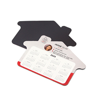 Nouveau produit promotionnel publicité autocollant Koelkastmagneet immobilier personnalisé réfrigérateur calendrier aimants