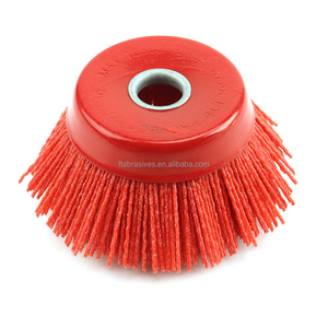 Brosses avec tige en <span class=keywords><strong>Nylon</strong></span> <span class=keywords><strong>pour</strong></span> <span class=keywords><strong>perceuse</strong></span>, 50 pièces, 3 pouces, fil <span class=keywords><strong>abrasif</strong></span>, grain 80 120 320 1/4 - Product Image 2