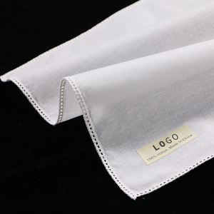 Pañuelos de <span class=keywords><strong>Ganchillo</strong></span> Personalizados al por Mayor, Pañuelos de Algodón Suave Blancos para Mujer, Pañuelos de Encaje con Borde de Encaje Calado - Product Image 4