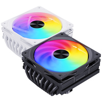 Dissipateur thermique horizontal ultra mince 8 caloducs refroidisseur de processeur pour processeur de boîtier Micro ATX ventilateur de refroidissement thermique prise facile à installer