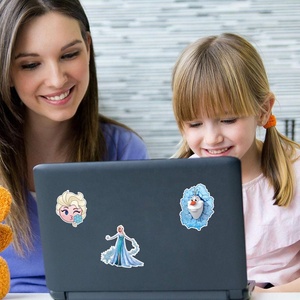 50 Pezzi Adesivi Cartoon <span class=keywords><strong>Frozen</strong></span> <span class=keywords><strong>Elsa</strong></span> <span class=keywords><strong>Anna</strong></span> Principesse 2 per Bambine, Decorazione Murale, Etichette Anime - Product Image 5