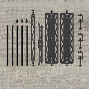 Jukaiwtec Cắm Trại Đèn Lồng Đứng Gấp Đèn Đứng Cắm Trại Ánh Sáng Treo Cực Đèn Lồng Cực Móc Áo Cho Ngoài Trời - Product Image 3