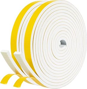Cinta aislante de espuma EPDM, autoadhesiva, insonorizada, bloqueador de ruido para puerta corredera - Product Image 1
