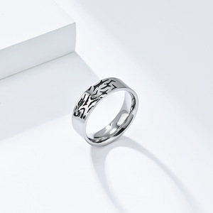 Animal Design Titanium Steel <b>Ring</b> Unisex Fashion Jewelry Gift Band K-R807 - Product Image 3