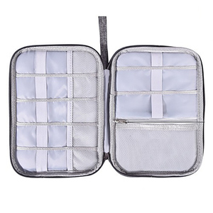 New Custom logo Portable Zipper Travel Gadget Digital Electronic <strong>Accessories</strong> Storage Cable Organizer <strong>Bag</strong> - Product Image 5