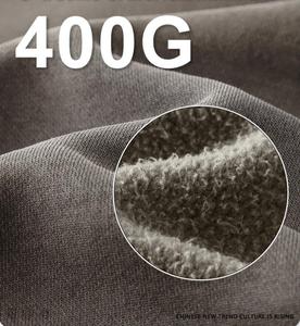 Nouveaux sweats à capuche zippés en molleton de coton mélangé 400 GSM pour hommes, couleur unie, hiver, écologiques, respirants, sur mesure - Product Image 3