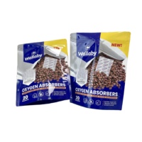 Aluminium imprimé sur mesure de qualité alimentaire à faible quantité minimale de commande intérieur pochette refermable à fermeture éclair anti-odeur pour l'emballage des aliments