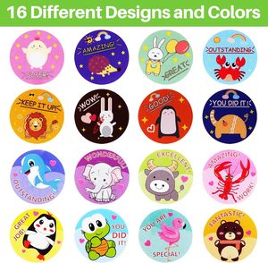 2 Rolls <b>Reward</b> <b>Stickers</b> for Kids Classroom,1000 Pieces Motivational <b>Stickers</b> for Teacher School Home Office and Party - Product Image 2