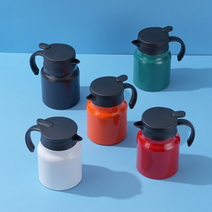 Tetera de Acero Inoxidable de 1000 ml, Recubrimiento Interior 304, Carcasa Exterior 201, Térmica al Vacío, con Asa, Logotipo Personalizado - Product Image 3