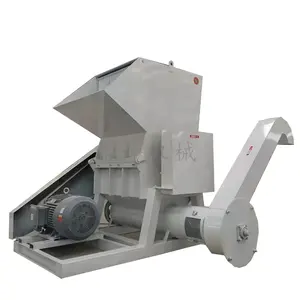 Trituradora de plástico PE y ABS de tamaño pequeño, máquina de lavado Drey, trituradora usada con motor confiable y componentes de núcleo PLc