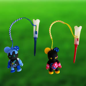 Accessoire pendentif Violent Bear pour tee de golf, best-seller transfrontalier, avec cordon anti-perte, 83 mm - Product Image 5