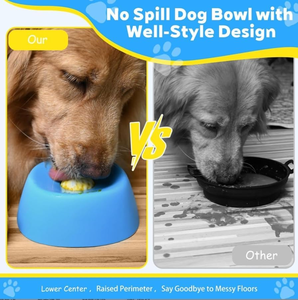 Easy Clean Dog & <b>Cat</b> Licking <b>Bowl</b> Slow Feeder Suction Base-Solid Pattern Waterproof Pet Treat Toy for Calming Boredom Relief - Product Image 4