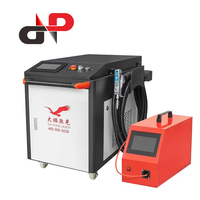 Machine de nettoyage, de soudage et de découpe au laser à fibre portative multifonctionnelle à refroidissement par air pour le bois et l'aluminium