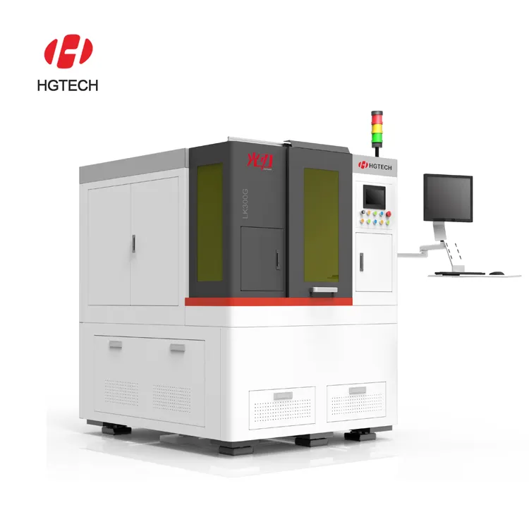 HGETCH High Speed Mobile Tempered Gem Glass Sapphire Pico秒Laser Cutting Machine Price