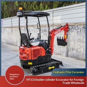 Nueva Excavadora de Orugas de 12 Tipos con Operación Hidráulica Piloto, Máquina de Demolición y Trituración para Huertos e Interiores - Product Image 1