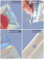 Sachets personnalisés en PVC recyclable avec logo sérigraphié, revêtement UV, pochette autoportante en aluminium avec fermeture éclair pour emballage alimentaire – Vente en gros