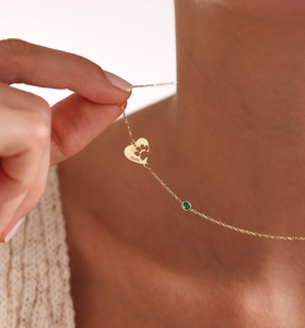 Animal Friendly joyería barata 18K chapado en oro estampado de pata <span class=keywords><strong>collar</strong></span> perro gato <span class=keywords><strong>collar</strong></span> corazón pata personalizado mascota <span class=keywords><strong>collar</strong></span> - Product Image 2