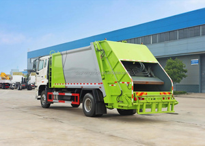 Zware Dieselpers Vuilniswagen <span class=keywords><strong>4</strong></span>*<span class=keywords><strong>2</strong></span> Vrachtwagen Sanitaire Vrachtwagen Achterste Schommelarm - Product Image 6