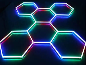 Venta caliente Gaming Rgb Led Lights Rhythm Hexagon Light Rgb Gaming Decoración para habitación - Product Image 5