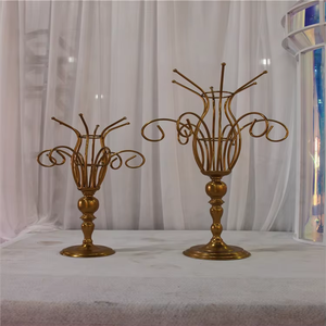 Goldman Pot De Fleur Accessoires De Mariage Fer Table <span class=keywords><strong>Vase</strong></span> À Fleurs Ornements De Bureau Arrangement De Fleurs Romantiques - Product Image 6