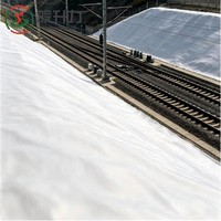 Géotextile tissé haute résistance WSL pour le renforcement de la base routière, la stabilisation des formations ferroviaires sur sols faibles, tissu tissé en PP