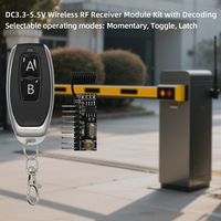 Module de contrôle sans fil miniature DC3.3-5.5V avec portée de 100m pour volets roulants, portes de garage et barrières électriques