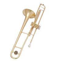 Cross-border Supply Direct Sales Manufacturer B-flat Three-valve Marching Trombone Tenor Horn Professional Instrument