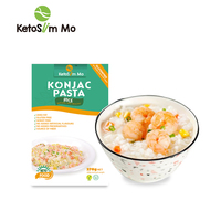 Riz biologique sans sucre à faible teneur en Carb, riz hirataki, Konjac, avec étiquette privée