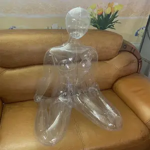 Desain baru transparan pvc boneka tiup dengan sph untuk dijual