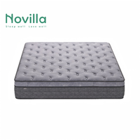 Matelas Orthopédique de Luxe SNM2605, Meilleure Vente, Noir, 30 cm, avec Surmatelas Euro Top Moelleux, Tailles Twin, Full, Queen, King