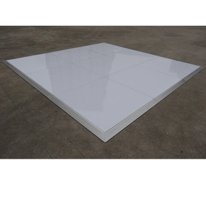 Piso de baile portátil blanco brillante para exteriores, para pasillos. - Product Image 3