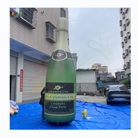 BOYAN affichage gonflable géant bouteille de champagne nouveauté décoration de fête de mariage grande bouteille publicité publicitaire