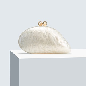 Women's Fashionable Geometric Pattern Evening Bag Single Shoulder <b>Cross</b>-Body Wedding Clutch <b>Chain</b> for Foreign Trade Tanjing - Product Image 2