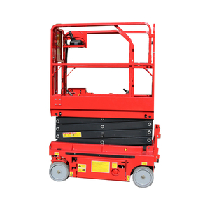 Plataforma Elevadora de Tijera Autopropulsada Pequeña, Elevador Eléctrico para Trabajos Aéreos con Altura de Plataforma de 4.6 m y Capacidad de 200 kg para Construcción - Product Image 2