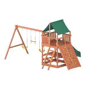 Juego de Columpios Creativo para Niños, Equipo de Juegos al Aire Libre para Jardín, Parque <span class=keywords><strong>Infantil</strong></span> de Madera, Columpios de Madera para Niños - Product Image 4