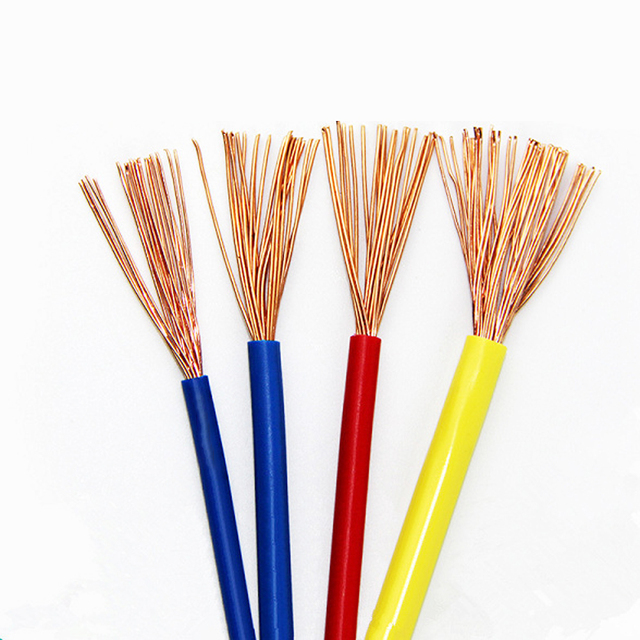 BV BVR Stranded Flexible Copper Wire PVC Insulated IP54 Electric Cable 450/750V 100m MOQ for Building & Industrial Use