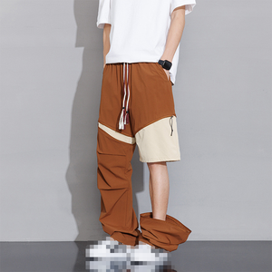 Pantalones <span class=keywords><strong>Cargo</strong></span> Casuales de Verano para Hombre, Talla Grande, Holgados, Largos, Desmontables, de Dos en Uno, con Diseño Moderno y Combinado - Product Image 3