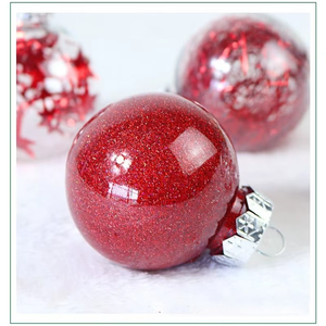 Offre Spéciale : Ensemble <span class=keywords><strong>de</strong></span> 24 Boules <span class=keywords><strong>de</strong></span> Noël Transparentes Colorées en PET <span class=keywords><strong>de</strong></span> 6 cm – Décoration Suspendue pour <span class=keywords><strong>Plafond</strong></span> - Product Image 5