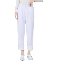 Pantalon d'infirmière élastique quatre saisons pour femmes blanc bleu antistatique épaissi pantalon de travail doublé polaire automne uniformes d'hôpital