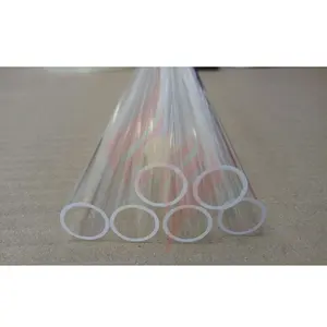 光学機器用のカスタム高温耐性ガラスシリンダーパイプオープンクォーツガラス管