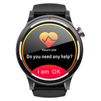 Montre connectée L02 pour les agents d'assainissement, écran AMOLED, alarme géofence, réveil, télécommande, SOS, bracelet de suivi personnel